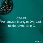 Aturan Penentuan Bilangan Oksidasi Biloks Kimia