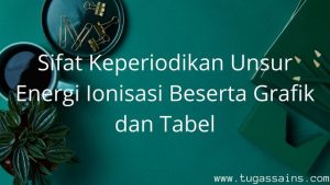 Sifat Keperiodikan Unsur Energi Ionisasi