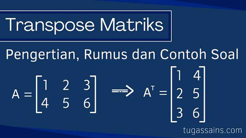 Transpose Matriks