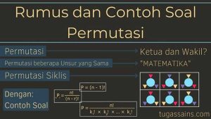 Rumus dan Contoh Soal Permutasi