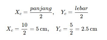 Contoh Perhitungan Titik Berat Sebuah Persegi Panjang.jpg