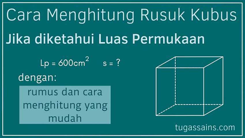 Cara Menghitung Rusuk Kubus