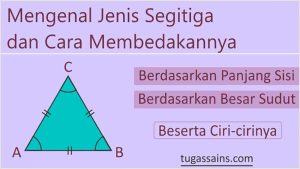 Mengenal Jenis Segitiga dan Cara Membedakannya