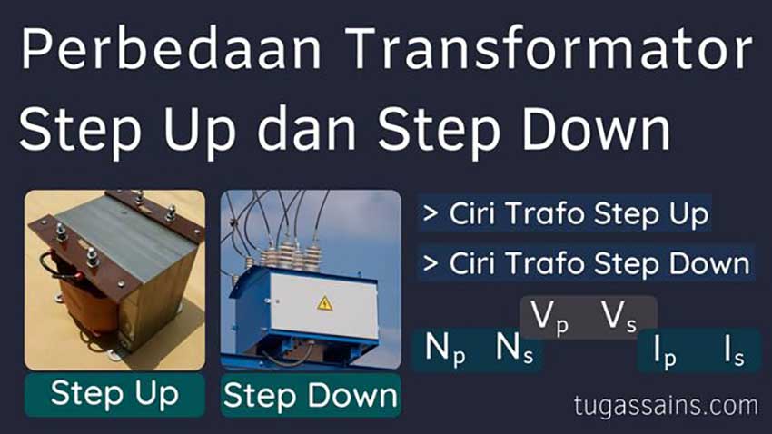 Perbedaan Transformator Step Up dan Step Down