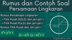 Rumus dan Contoh Soal Persamaan Lingkaran