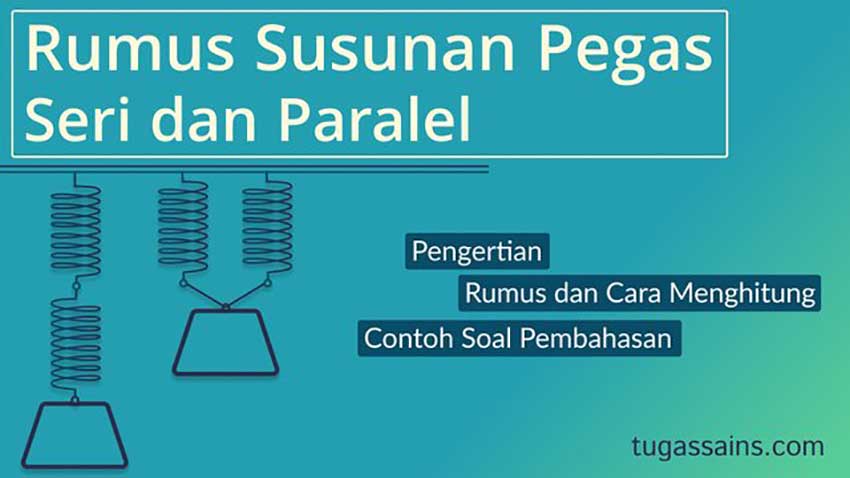 Rumus Susunan Pegas Seri dan Paralel