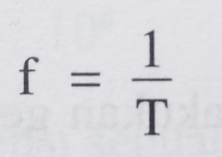 rumus hubungan antara frekuensi dengan periode