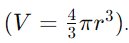 rumus volume bola