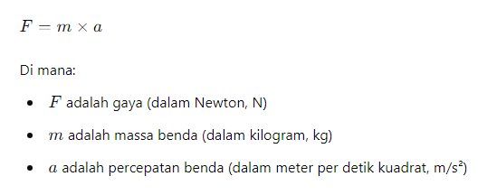 Hukum Newton percepatan