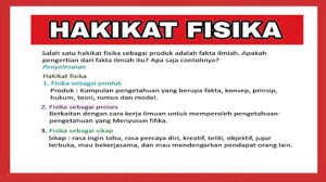 hakikat fisika