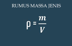 rumus massa jenis 1